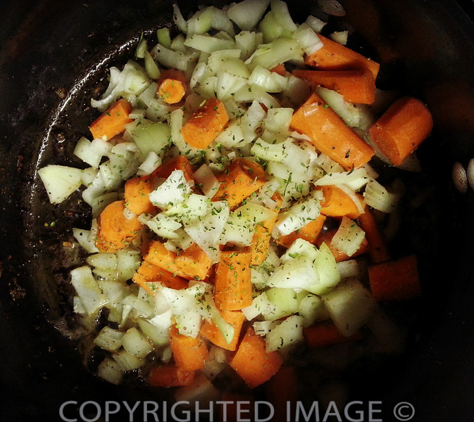 Adding Onions And Carrots