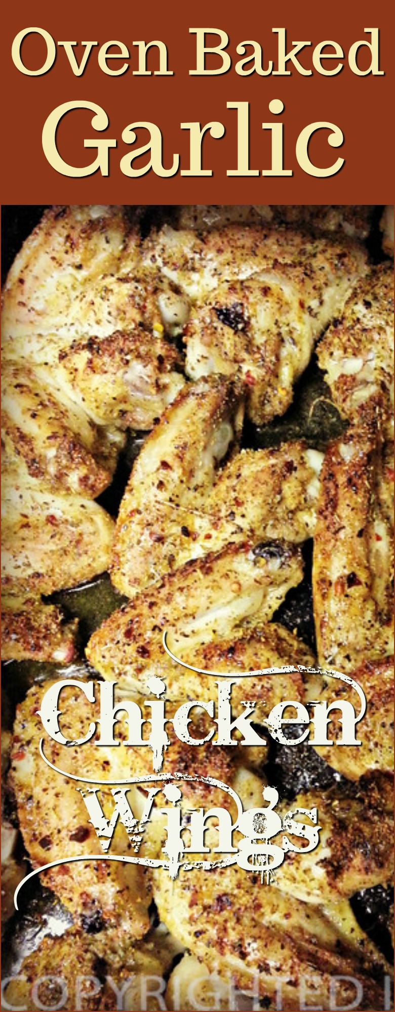 Best oven baked garlic chicken wings recipe!
