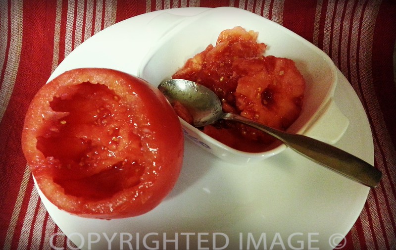 Sausage Stuffed Tomato Recipe - Tomato Pulp