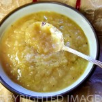 bowl of leek and potato soup