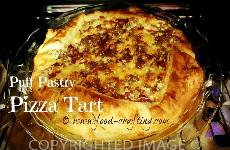 puff pastry pizza tart