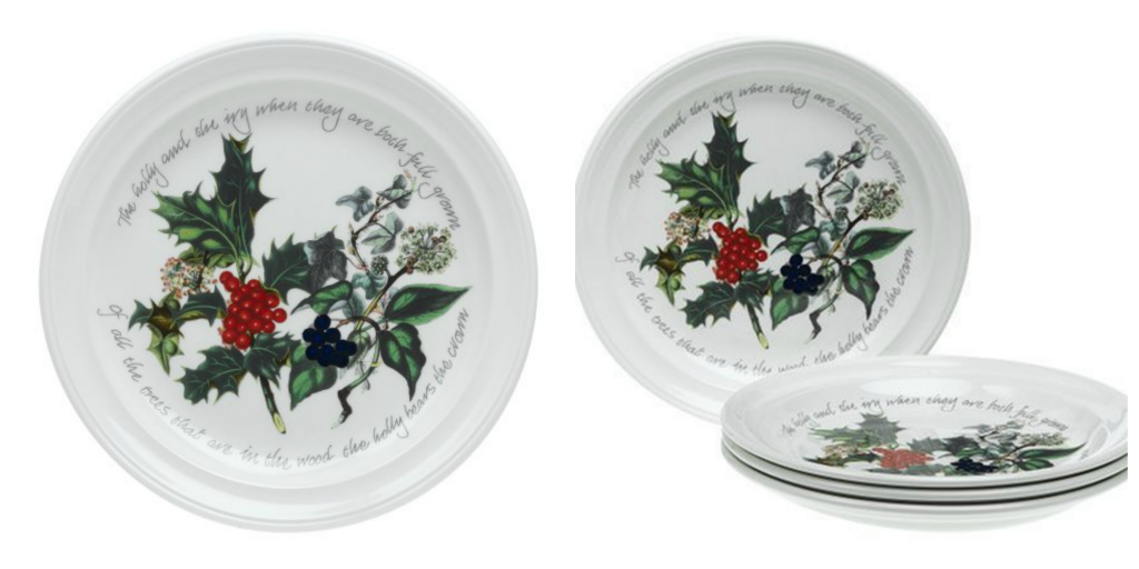 christmas holliday dinnerware sets - holly-ivy-portmeirion