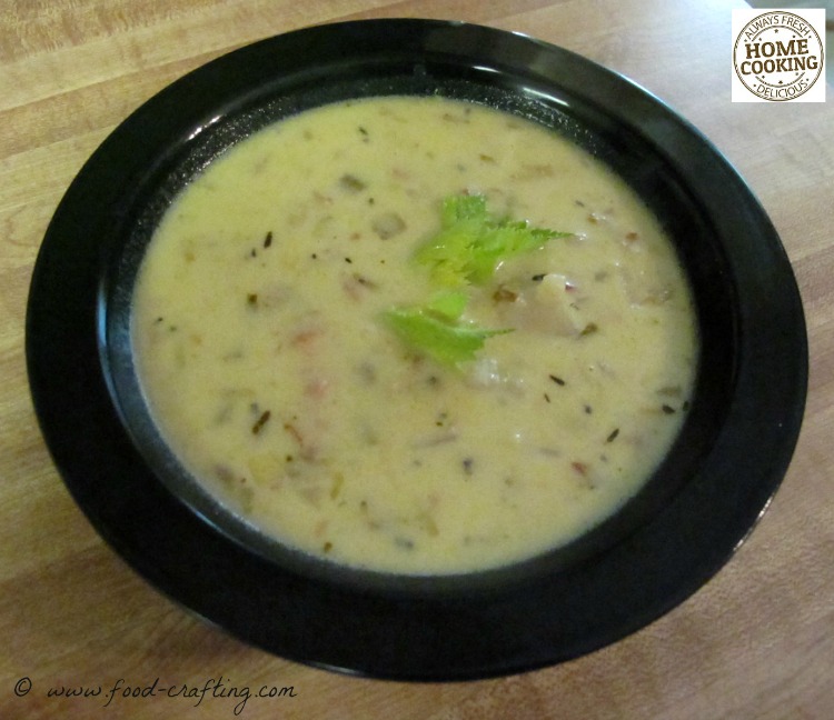 Bowl of New England Clam Chowder