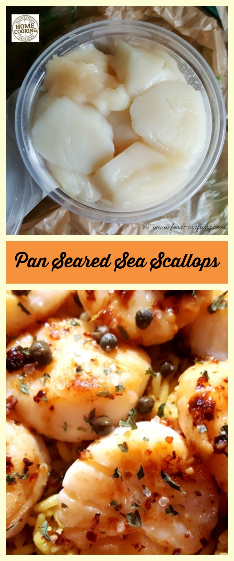 Splurge this weekend. Make easy pan seared sea scallops for dinner. All you need are the freshest seafood, white wine, parsley and real butter! Splurge this weekend. Make easy pan seared sea scallops for dinner. All you need are the freshest seafood, white wine, parsley and real butter!