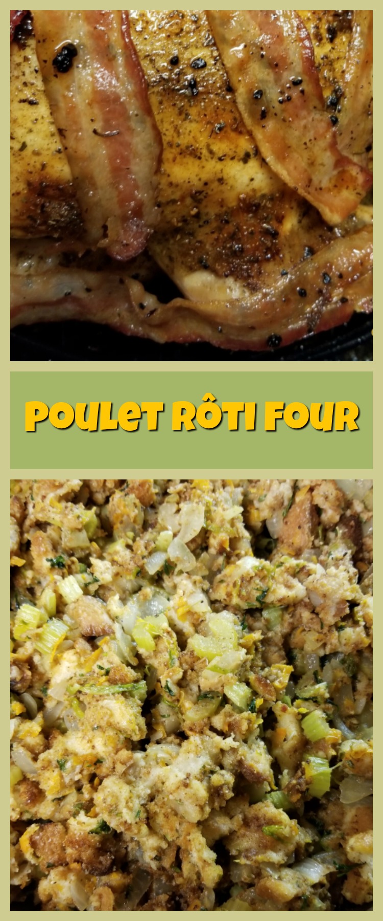 Poulet Rôti Four - With this easy week night recipe for a roast chicken dinner, we're taking on everyday homestyle French cooking à la mode de chez nous.