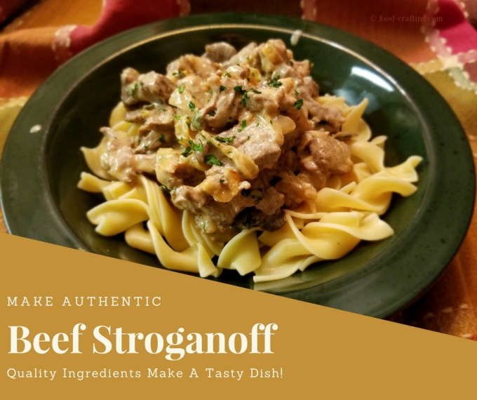 Russian Beef Stroganoff Recipe Des Home Style Food Crafting 