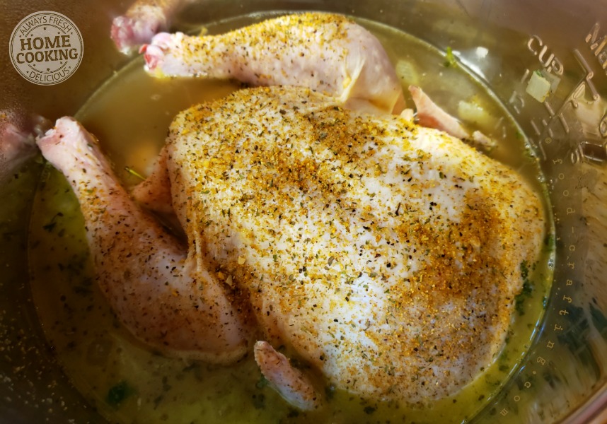 this organic whole chicken is a perfect fit for the Instant Pot®