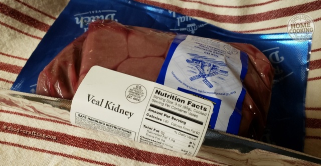 milk fed veal kidney