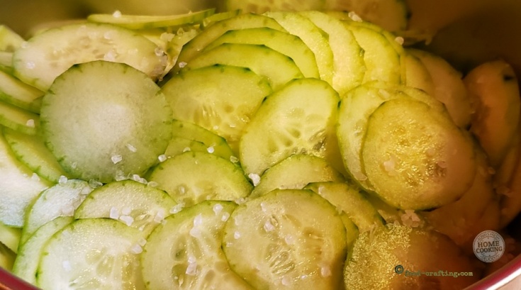 Grandmère's Cucumber Shallot Salad